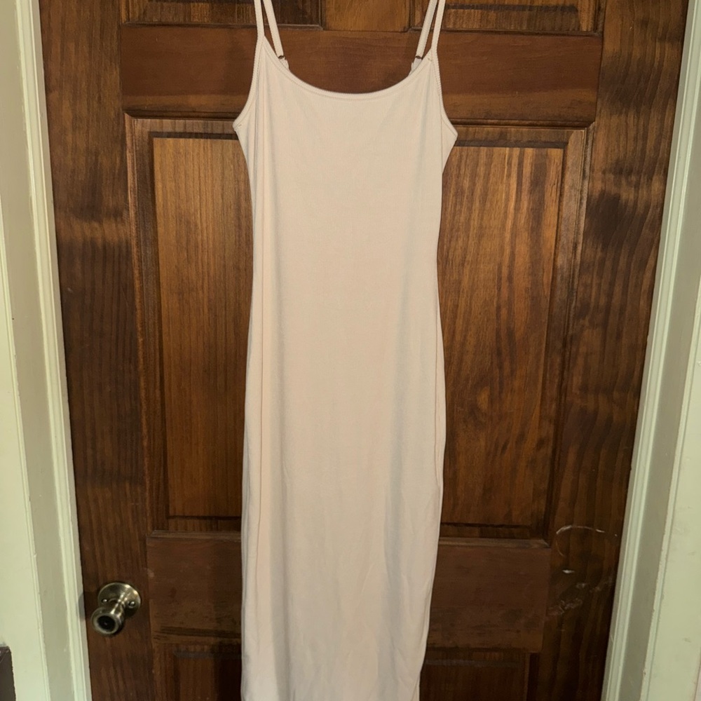 Princess Polly - Elegant Cream Spaghetti Strap Dress!